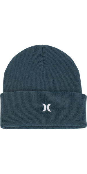 2025 Hurley Mens Icon Cuff 2.0 Beanie HNCM0029 - Denim Blue